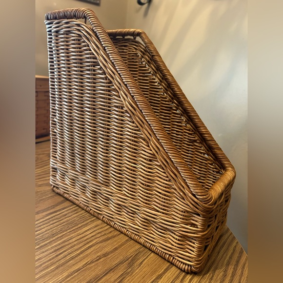 Accents Wicker Magazine Holder 11 X 11 X 5 Organized Living Poshmark